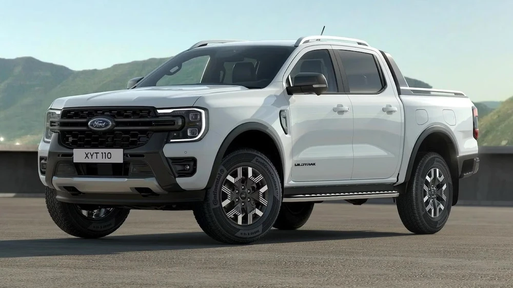 Bán tải Ford Ranger 2024 khởi đầu cho thế hệ Ranger thứ năm. Ảnh: Ford. Những chiếc xe bán tải chạy điện và hybrid sắp ra mắt vào năm 2024.jpg