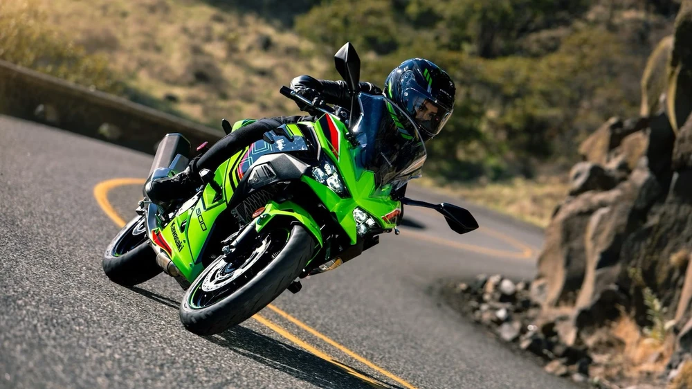 Ninja 500 là chiếc xe máy mới nhất. Ảnh: Kawasaki. Một số mẫu xe máy mới rẻ nhất năm 2024.jpg
