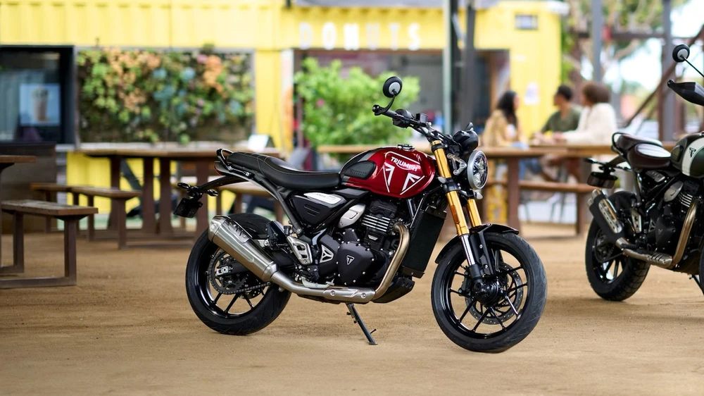 Chiếc xe máy này có phong cách cổ điển đương đại. Ảnh: Triumph. Một số mẫu xe máy mới rẻ nhất năm 2024.jpg