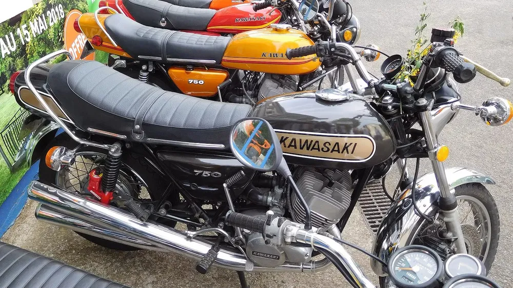Mô tô cổ điển này có giá bán hiện tại là 40.000 USD. Ảnh: Kawasaki. Chiêm ngưỡng những chiếc mô tô cổ điển của Kawasaki.jpg