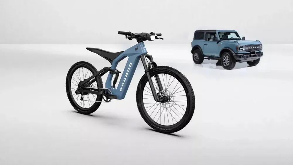 Nhà sản xuất ô tô Ford vừa ra mắt hai mẫu xe đạp điện mới lấy cảm hứng từ xe ô tô Bronco và Mustang. Ảnh: Ford. Khám phá hai mẫu xe đạp điện mới của Ford.jpg