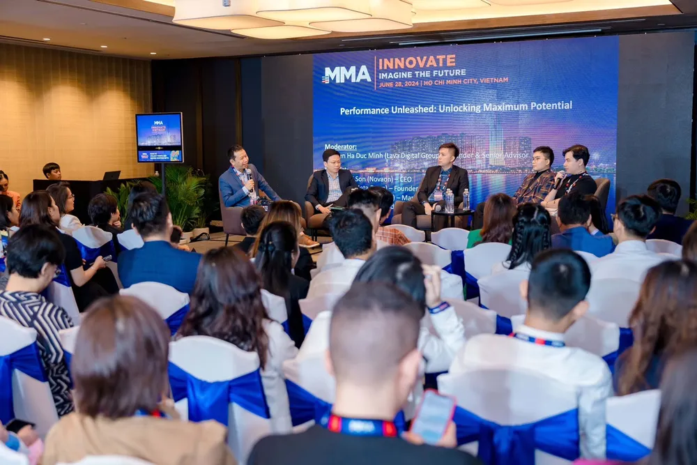 Hội nghị Thượng đỉnh MMA ALC Summit 2024 với chủ đề “Cuộc Cách mạng Tiếp thị được thúc đẩy bởi trí tuệ nhân tạo”. Ảnh: MMA Global. Hội nghị Thượng đỉnh APAC về trí tuệ nhân tạo trong marketing.jpg