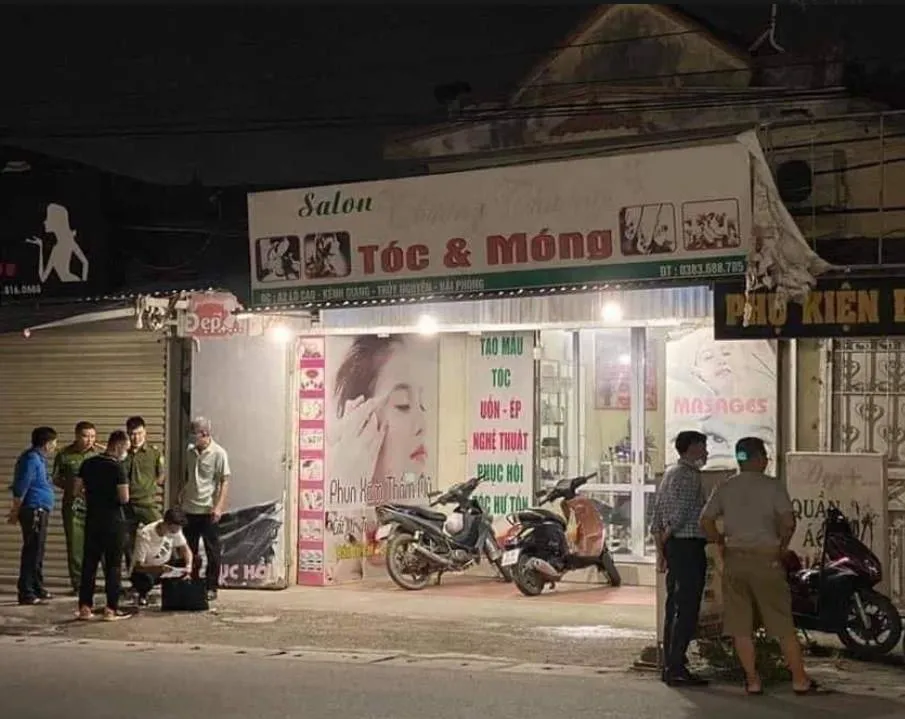 Hiện trường vụ án mạng. Ảnh CTV Hiện trường vụ án mạng. Ảnh CTV