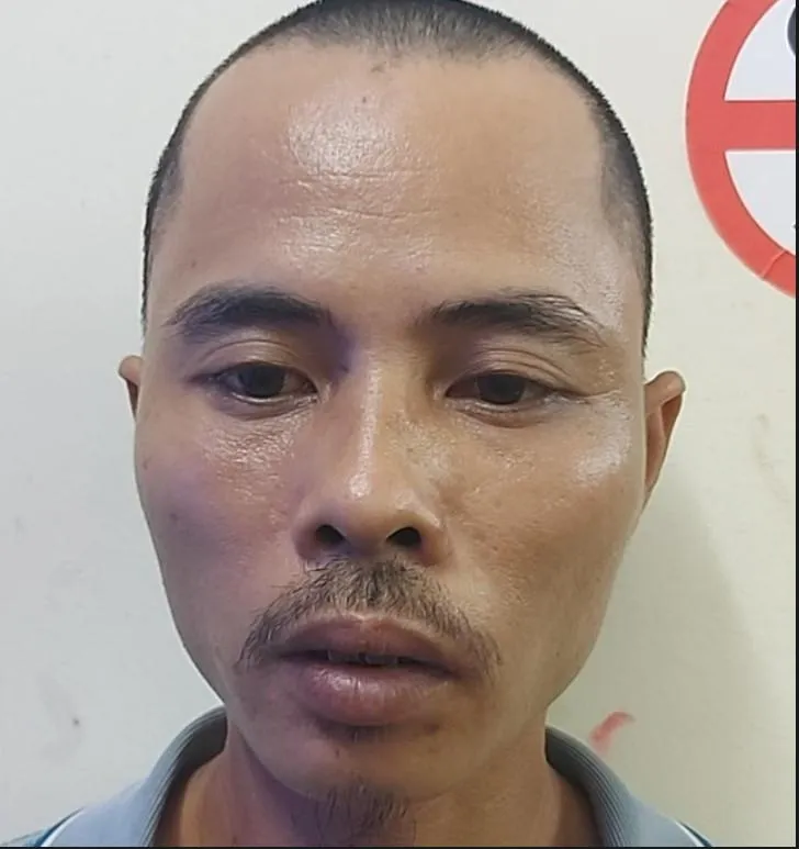 Nghi phạm Thân Thanh Tâm tại Cơ quan điều tra. Ảnh CA