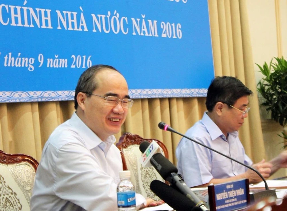 Ông Nguyễn Thiện Nhân: "Dân hài lòng thì đất nước mới phát triển". Ảnh: CHÂN LUẬN