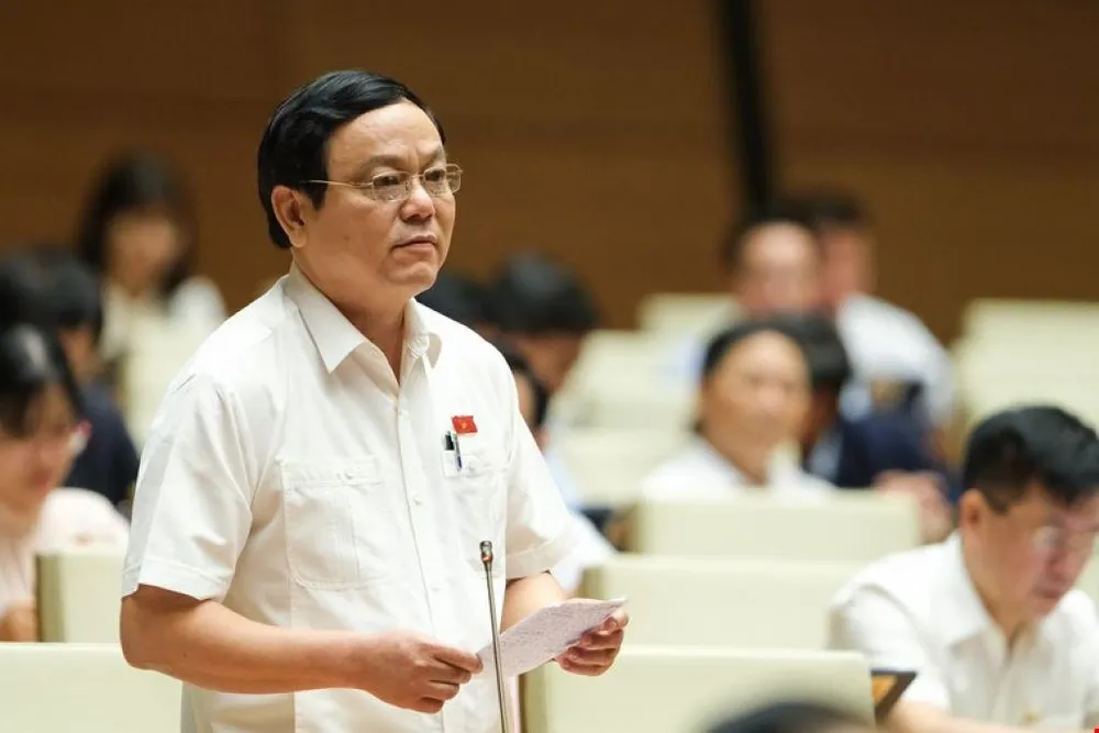 ĐB Hoàng Đức Thắng đề nghị quy định rõ "mức độ máy bay" nào được trang bị cho CSCĐ. ĐB Hoàng Đức Thắng đề nghị quy định rõ "mức độ máy bay" nào được trang bị cho CSCĐ.