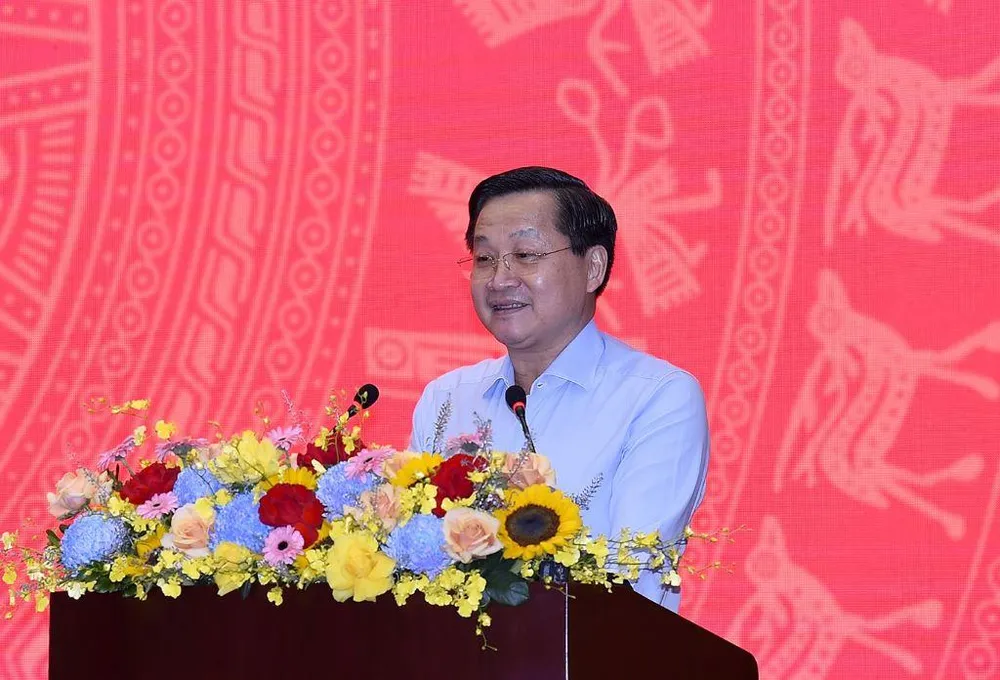 Phó Thủ tướng Lê Minh Khái đánh giá cao đóng góp của ngành tài chính vào thành tích chung của cả nước. Ảnh: BTC