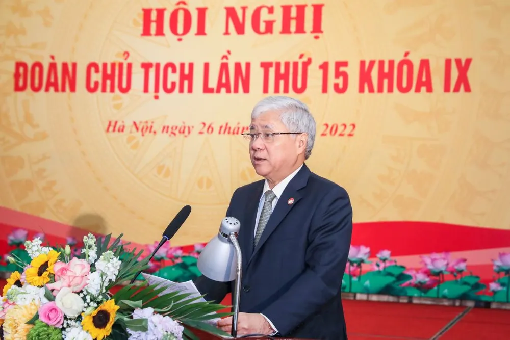 Ông Đỗ Văn Chiến phát biểu khai mạc Hội nghị. Ảnh: QUANG VINH