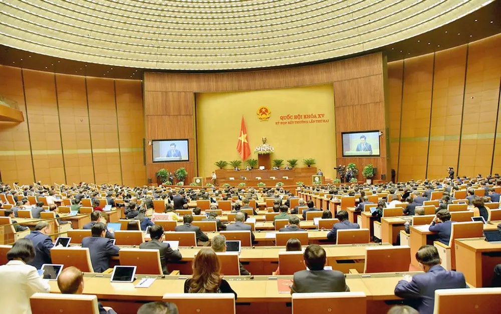 Kỳ họp bất thường lần thứ 2 sẽ miễn nhiệm, bổ nhiệm một số thành viên Chính phủ. Ảnh: QH Kỳ họp bất thường lần thứ 2 sẽ miễn nhiệm, bổ nhiệm một số thành viên Chính phủ. Ảnh: QH