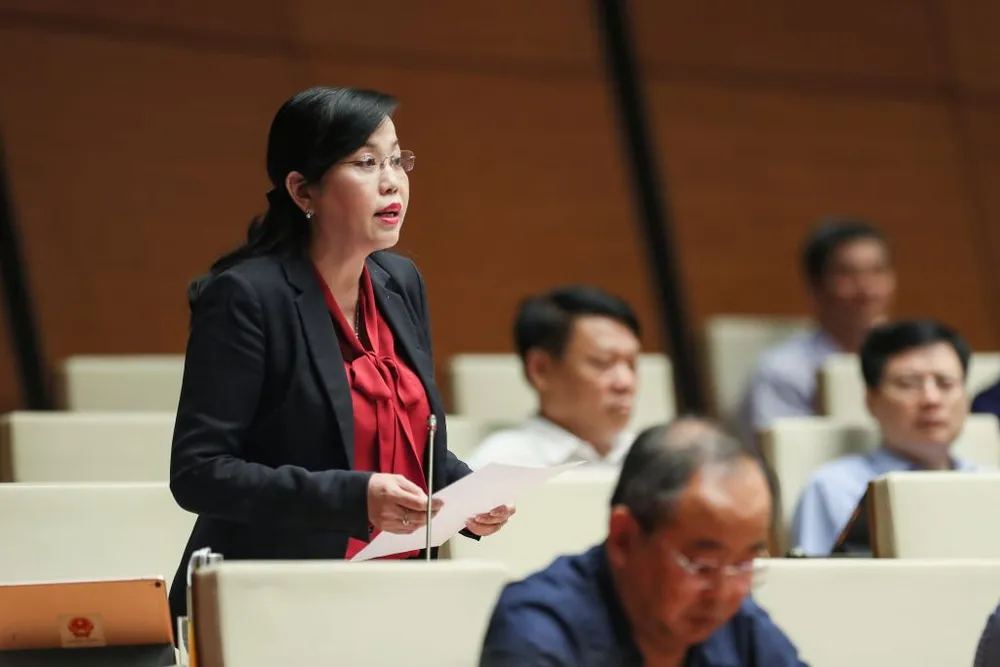 Bí thư Thái Nguyên Nguyễn Thanh Hải hy vọng sẽ có nữ thượng tướng làm thứ trưởng Bộ Công an. Ảnh: QH Bí thư Thái Nguyên Nguyễn Thanh Hải hy vọng sẽ có nữ thượng tướng làm thứ trưởng Bộ Công an. Ảnh: QH