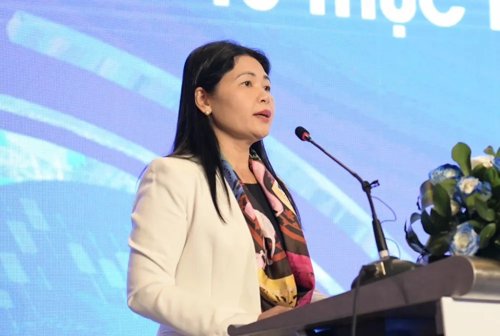Phó tổng KTNN Hà Thị Mỹ Dung cho hay, KTNN sẽ phối hợp với Bộ TN&MT để tháo gỡ những khó khăn trong lĩnh vực đất đai. Dung-KTNN.jpg