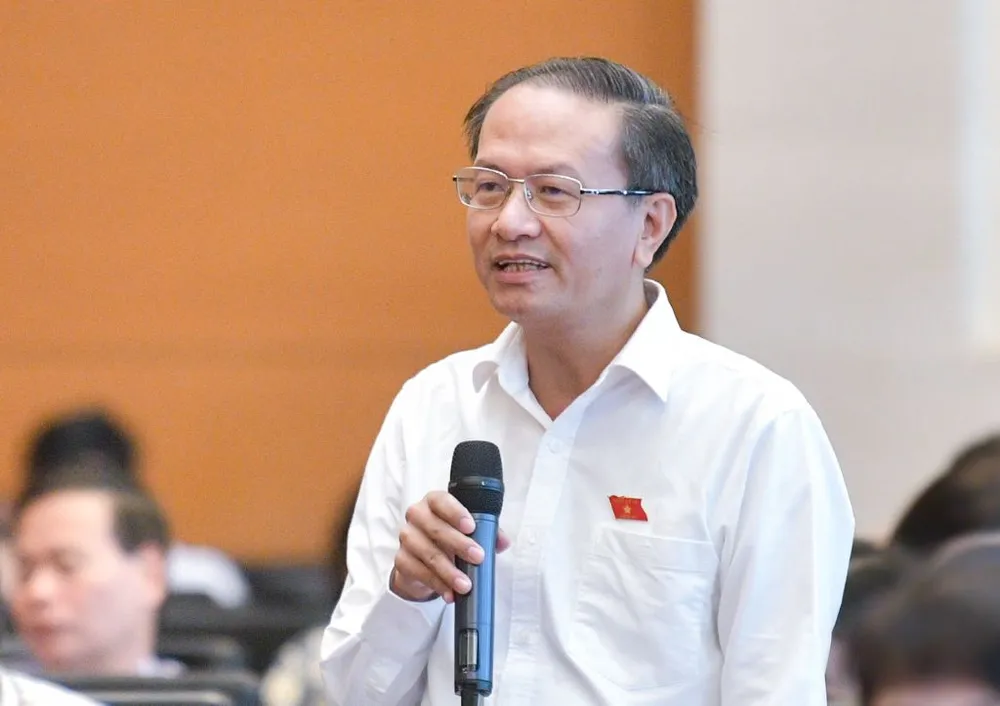 ĐB Đinh Ngọc Minh: "Có doanh nghiệp đầu tư 1 tỉ mà PCCC mất 2-3 tỉ". Ảnh: QH qh-dinh-ngoc-minh.jpg