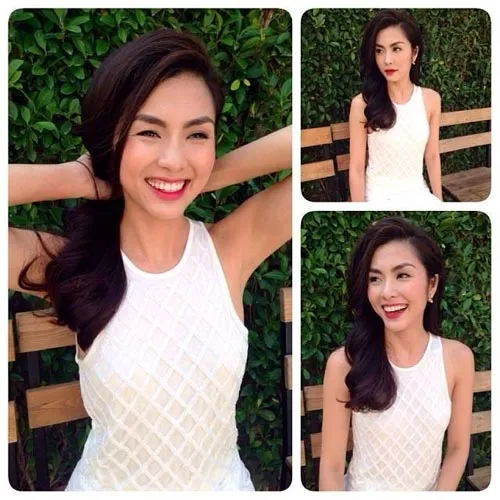 Tăng Thanh Hà lộ nếp nhăn, chân khẳng khiu gân guốc khi giảm cân 4