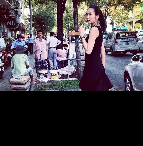 Tăng Thanh Hà lộ nếp nhăn, chân khẳng khiu gân guốc khi giảm cân 9