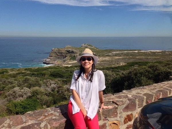 Thu Minh đi trực thăng để ngắm cảnh đẹp Nam Phi ảnh 9