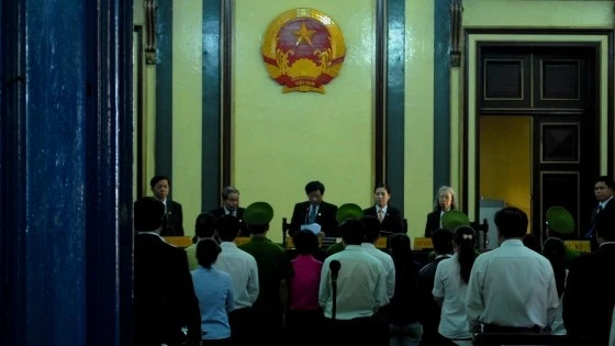 Một phiên xử tại TAND TP.HCM