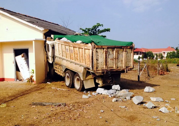 “Xe điên” chở đá tảng tông chết một học sinh ảnh 2