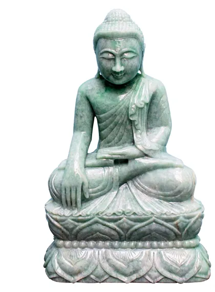 Cuối cùng, nữ diễn viên thỉnh được bức tượng Phật Ngọc mà cô yêu quý ngay từ khi nhìn thấy lần đầu tiên.