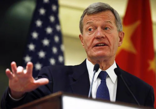 Đại sứ Mỹ tại Trung Quốc Max Baucus. Ảnh: Reuters.
