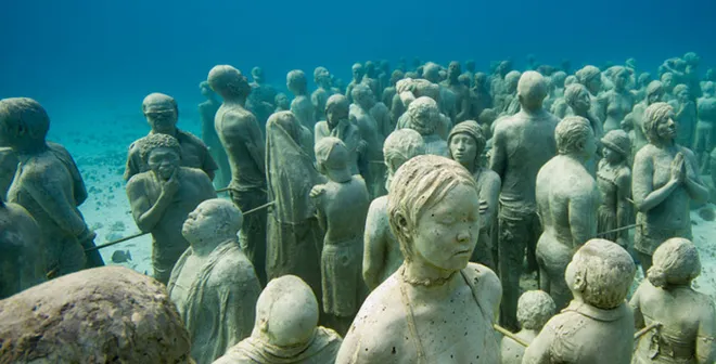 Vẻ độc đáo của bào tàng dưới nước Cancun ảnh 8