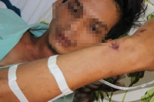 Nhập viện và ói ra máu sau khi 'làm việc' với công an - Ảnh 1