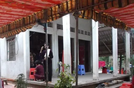 Căn nhà nơi xảy ra vụ án mạng