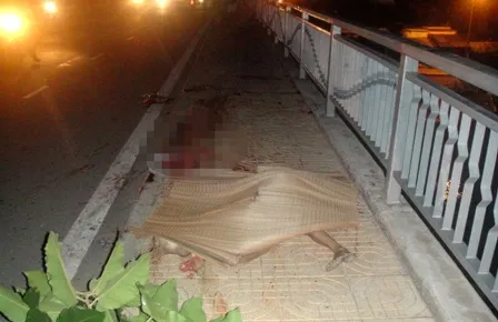 Đang tập thể dục, cụ ông bị xe tải tông chết