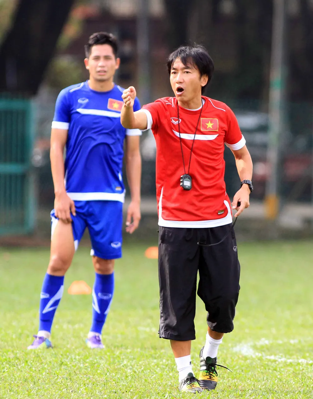 Chùm ảnh buổi tập đầu tiên của tuyển Việt Nam trên sân Malaysia ảnh 2 Chùm ảnh buổi tập đầu tiên của tuyển Việt Nam trên sân Malaysia ảnh 2