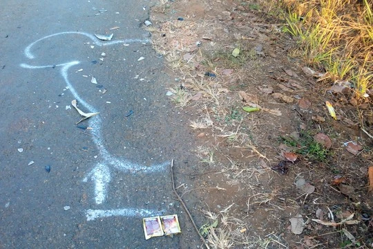 Hiện trường nơi người dân phát hiện 2 cha con anh Linh bất tỉnh