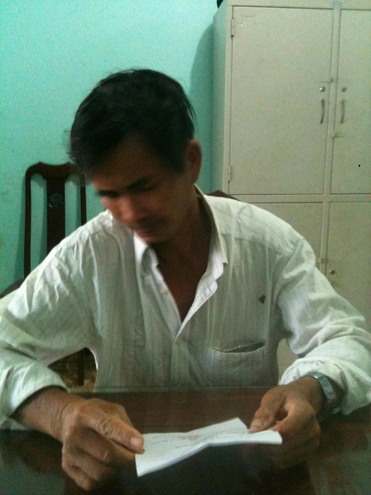 Nguyễn Văn Tồn tại cơ quan công an