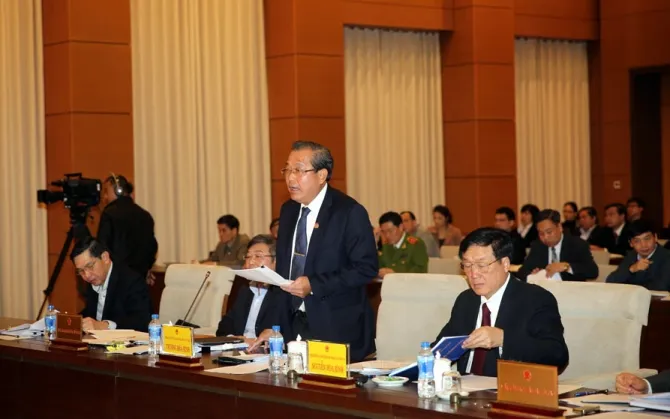 Chánh án tòa Tối cao trả lời chất vấn về 5 vụ án đặc biệt nghiêm trọng ảnh 1