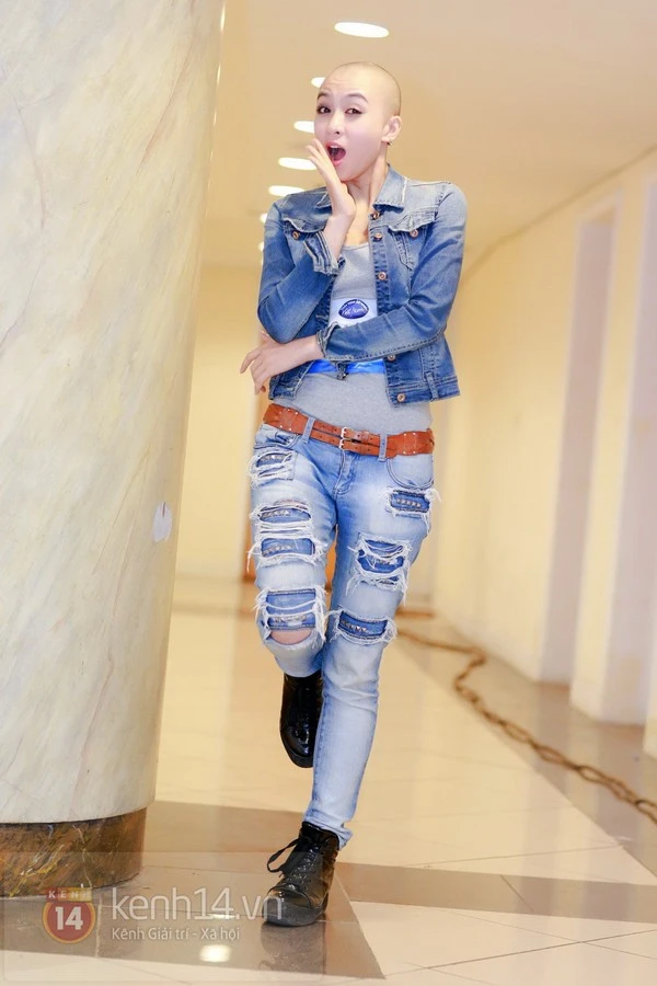 “Mỹ nhân đầu trọc” gây ấn tượng mạnh tại vòng loại “Vietnam Idol“ ảnh 9