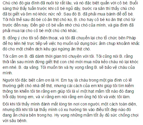 Câu chuyện xúc động về bức ảnh “cô bé khóc bên chú chó bị giết thịt“ ảnh 4