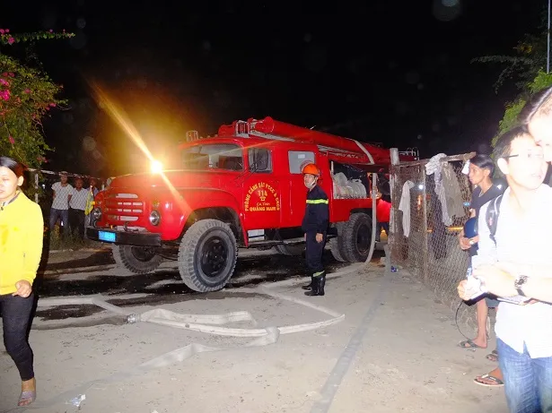 Hiện trường vụ cháy