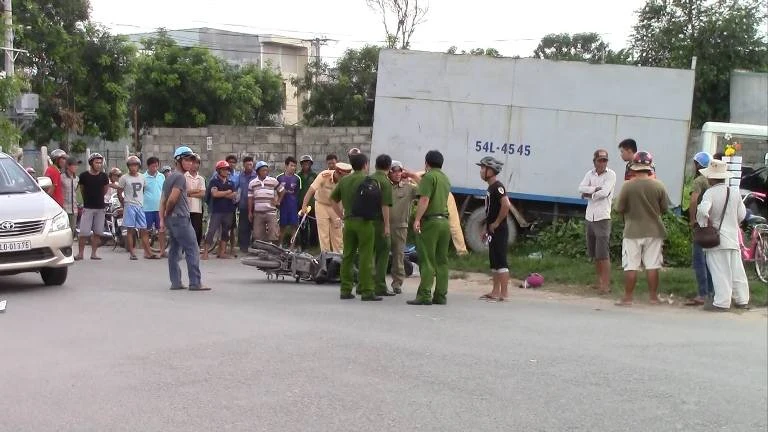 Hiện trường vụ tai nạn