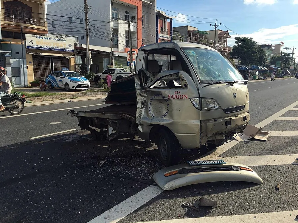 hiện trường vụ tai nạn