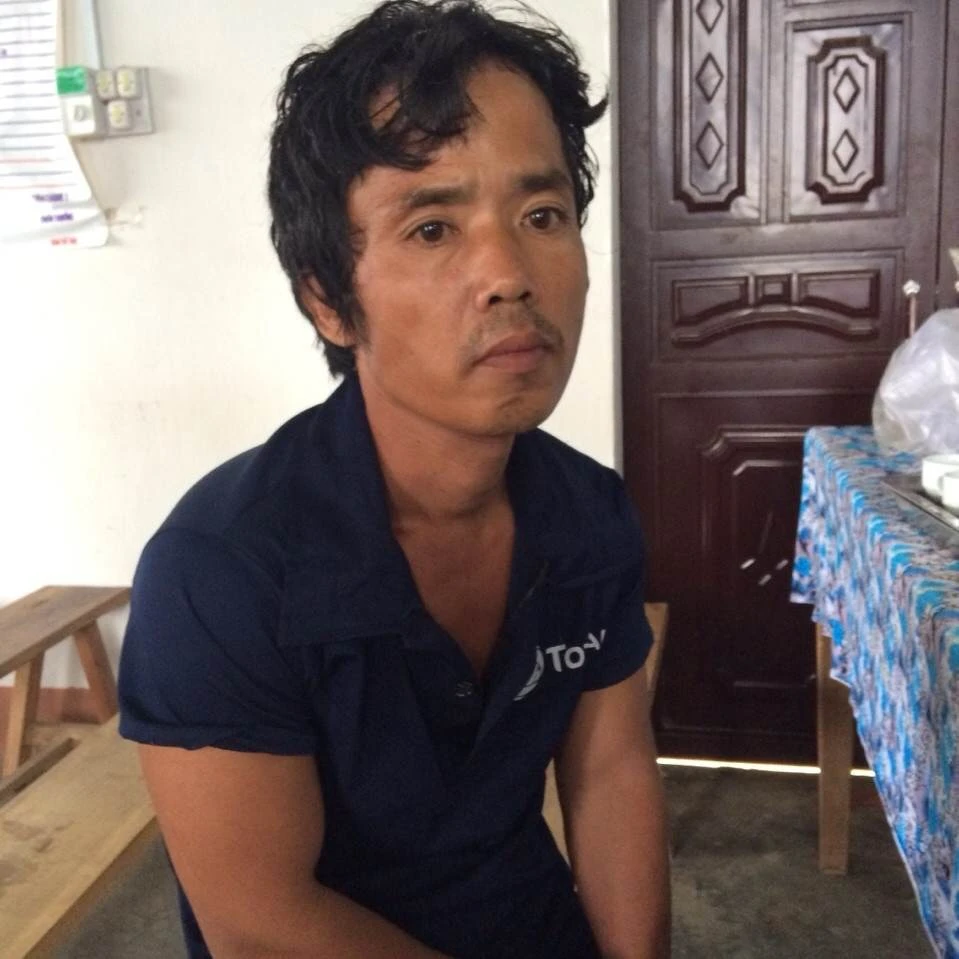 Nghi can Mạnh khi bị bắt giữ