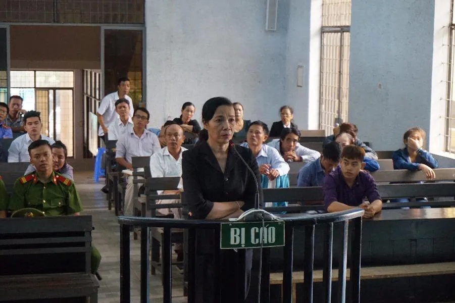 bị cáo Trương Thị Hoa