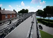 Cuối tháng 10 sẽ hoàn thiện cầu sắt An Phú Đông ảnh 8 Chính thức khởi công cầu sắt An Phú Đông