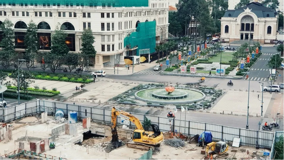 Thi công tái lập ga Nhà hát TP.HCM thuộc metro số 1 ảnh 3 METRO-SO-1