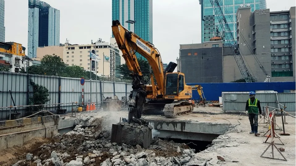 Thi công tái lập ga Nhà hát TP.HCM thuộc metro số 1 ảnh 2 METRO-SO-1