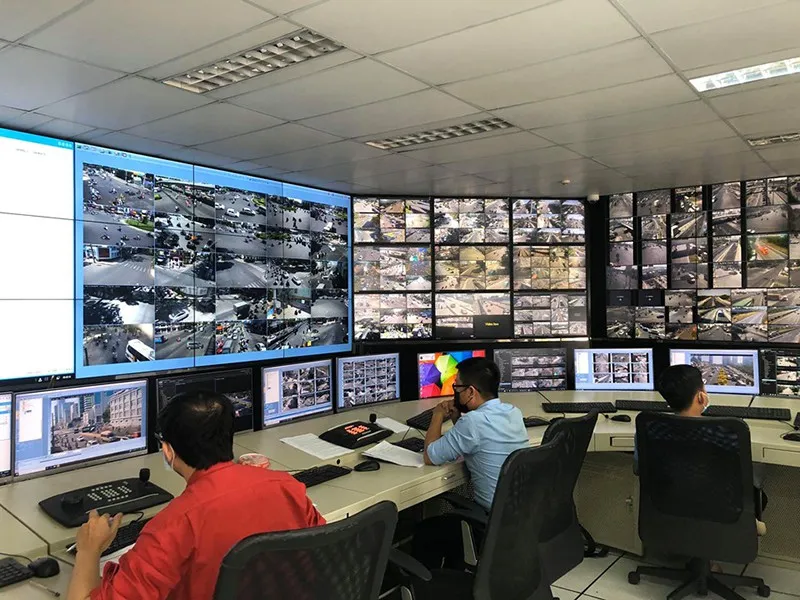 TP.HCM ứng dụng giao thông thông minh để phục vụ quản lý, điều khiển giao thông. Ảnh: ĐÀO TRANG camera giám sát giao thông