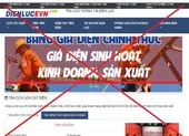 Xuất hiện trang web giả mạo thương hiệu EVN