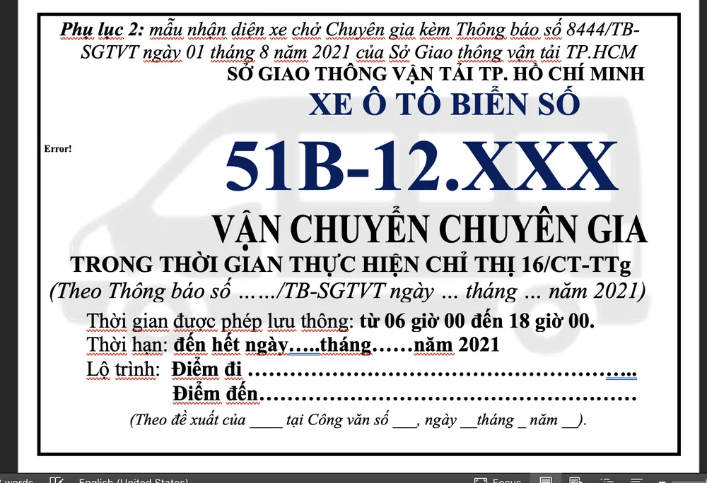 Thông báo mới nhất của Sở GTVT TP.HCM về việc đi lại ảnh 2 Thông báo mới nhất của Sở GTVT TP.HCM về việc đi lại ảnh 2
