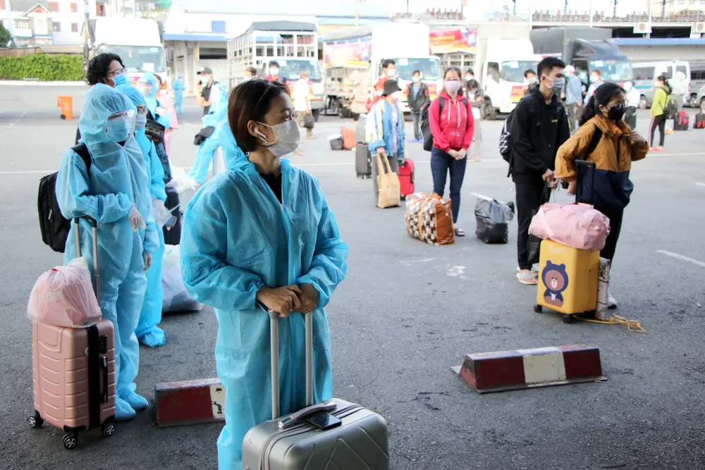 1.500 người dân Phú Yên, Đắk Lắk và Kiên Giang tiếp tục về quê ảnh 1