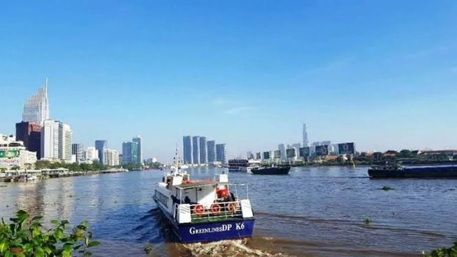 Từ Trung tâm TP.HCM có thể dễ dàng kết nối với sân bay Long Thành bằng đường thủy. Ảnh: ĐÀO TRANG Sẽ có tàu cao tốc kết nối TP.HCM với sân bay Long Thành.
