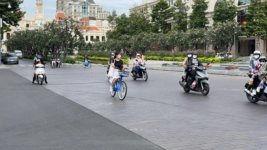 TP.HCM: Hơn 60.000 lượt đi xe đạp công cộng sau 1 tháng triển khai ảnh 1
