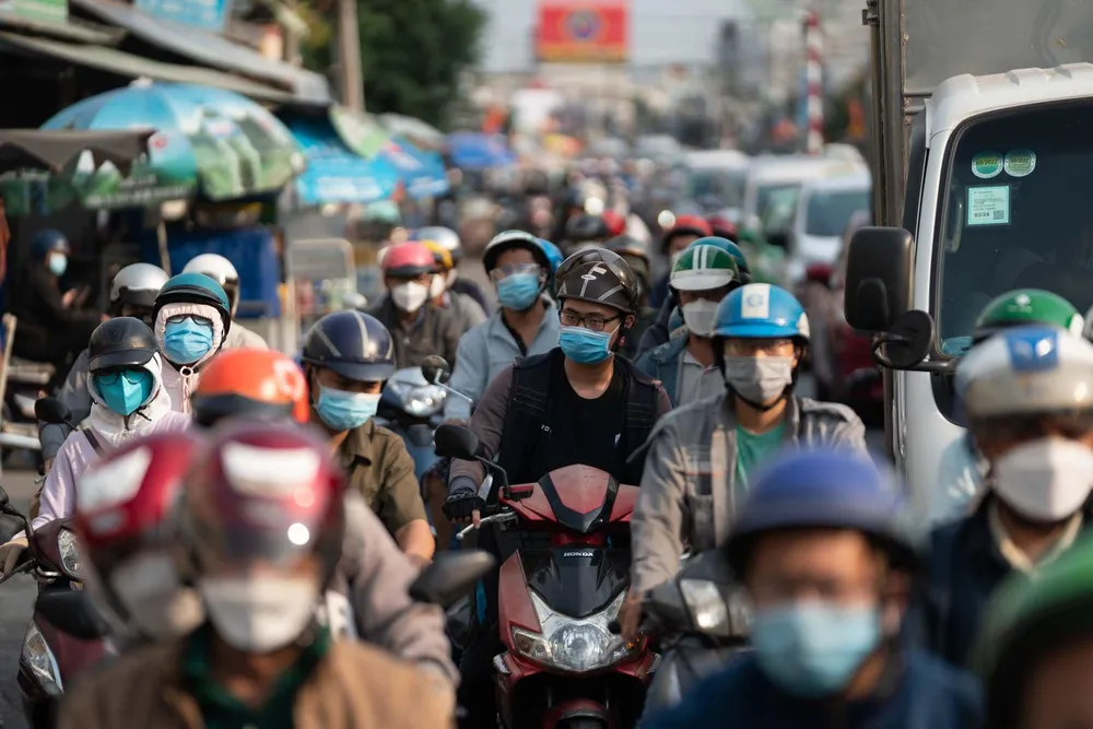 Khu vực phà Cát Lái có đông đúc người dân qua lại. Ảnh: ĐT. Khu vực phà Cát Lái có đông đúc người dân qua lại. Ảnh: ĐT.