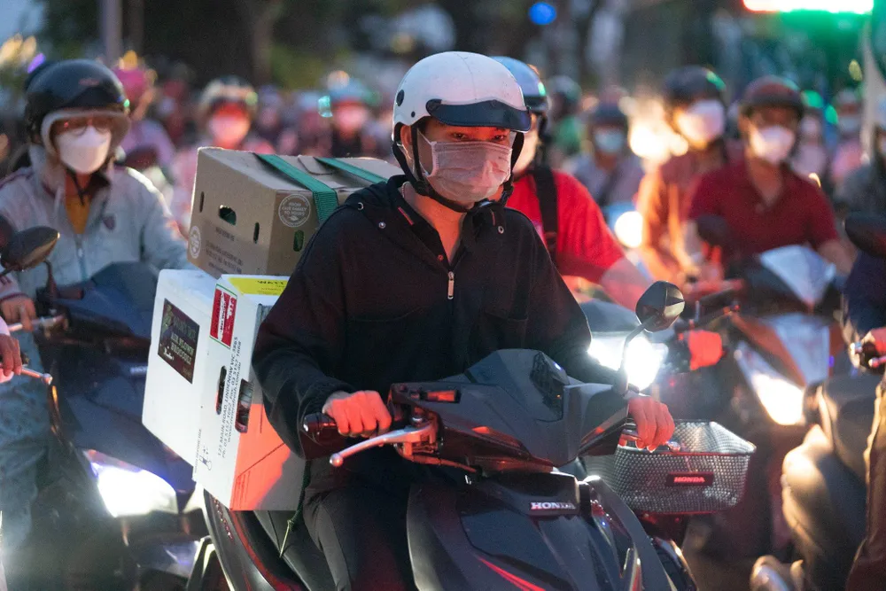 Khu vực cầu Thủ Thiêm 2 thường xuyên kẹt xe vào giờ cao điểm. Ảnh: ĐT.