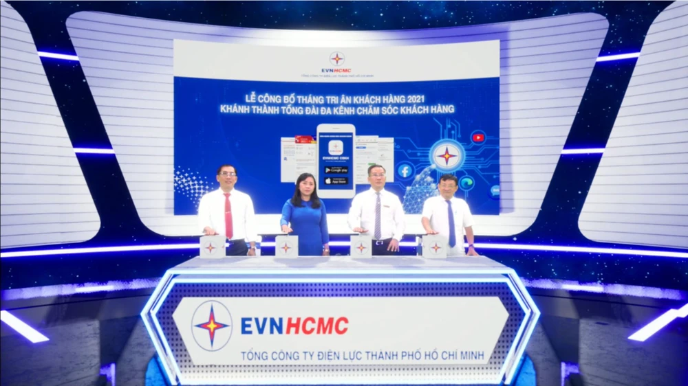EVNHCMC đã nâng cấp và đưa vào sử dụng Tổng đài đa kênh để từng bước nâng cao chất lượng phục vụ khách hàng. Ảnh: TN.